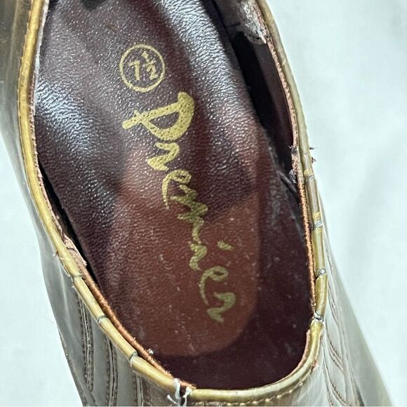 Premier Low Top Cowboy Boot in Olive Brown Size 7.5 - Picture 11 of 13